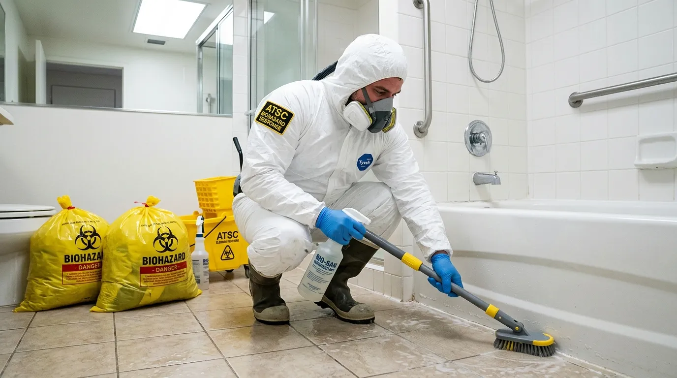 Decontamination equipment deployed for Blood Cleanup in Blue Grass